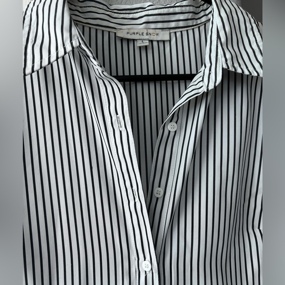 Button up stripped maxi dress - Picture 6 of 8